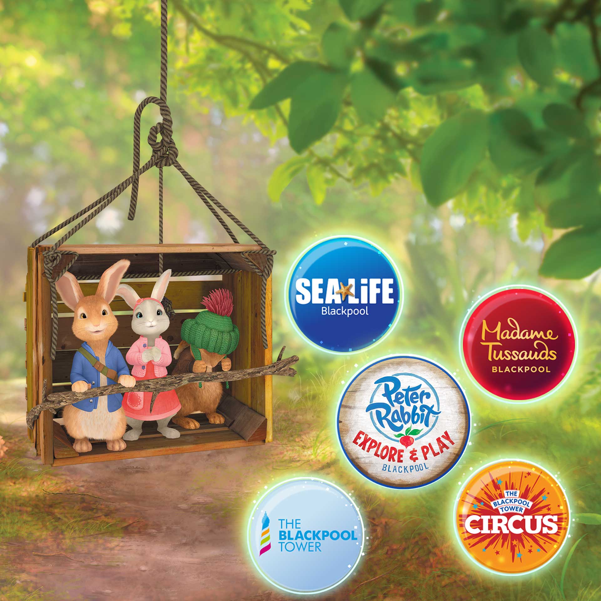 Peter Rabbit Explore and Play Blackpool plus Blackpool Attractions