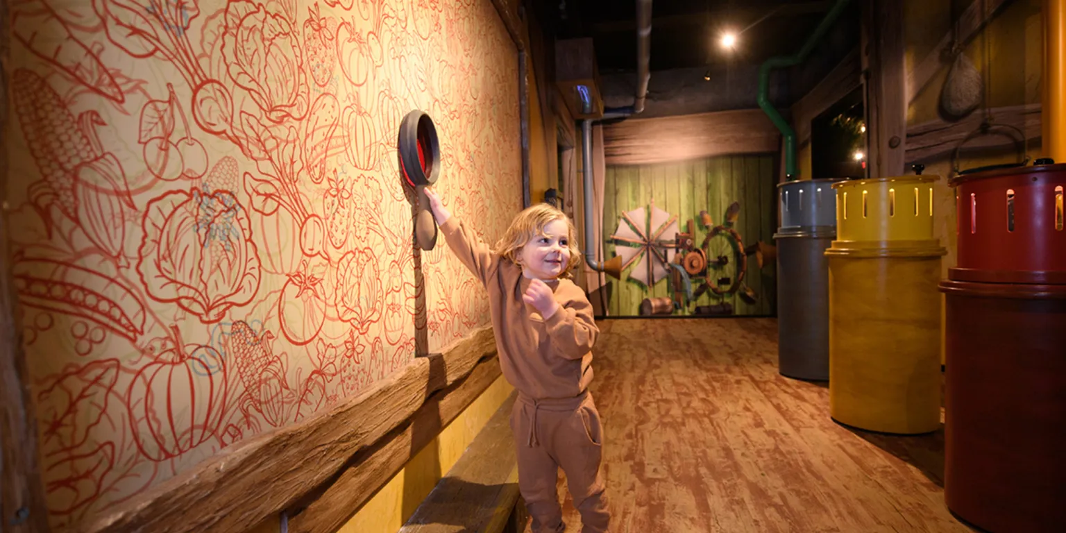 Mr Bouncer's Invention Workshop at Peter Rabbit Explore and Play attraction Blackpool